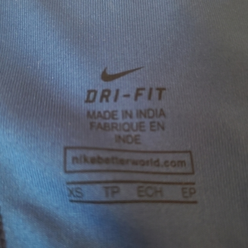 Nike Dri Fit‎ Blue Athletic Bra - Picture 3 of 5
